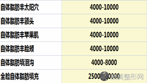 成都蓉美和谐赵兴阳脂肪填充好不好?内附较新整形价格表